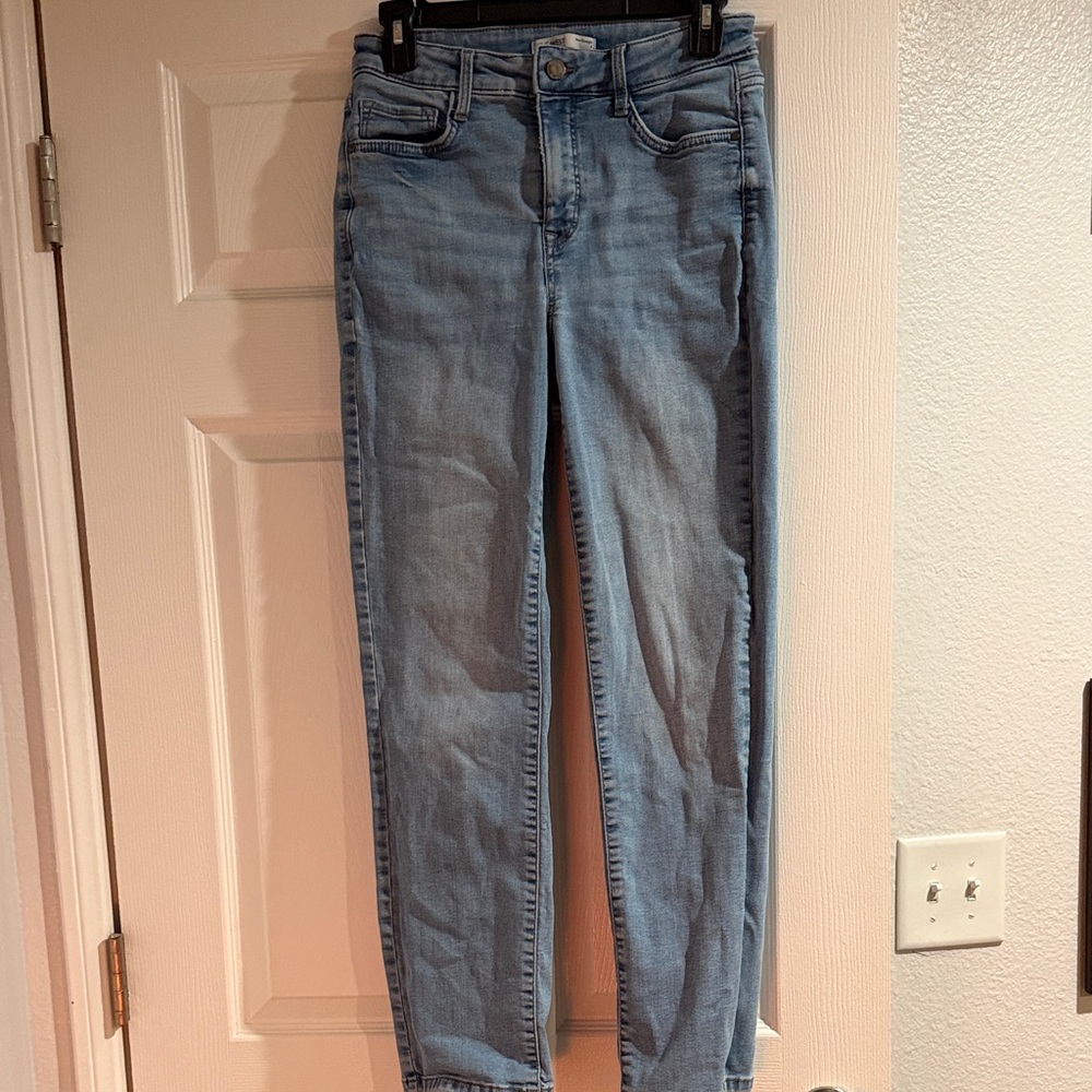 Nine West Women's Straight Leg Light Blue Jeans